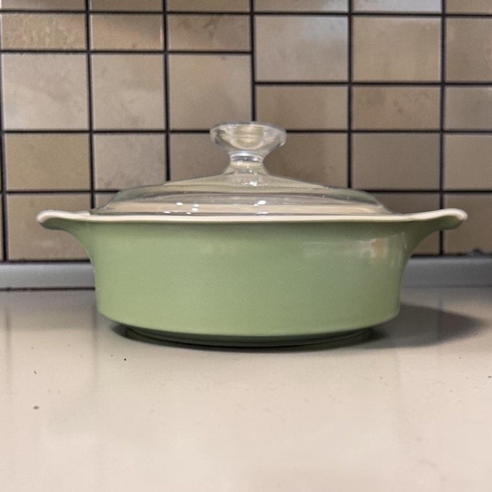 Corning‎ Ware Avocado Green 1 Quart Casserole Dish, Replacement Lidded Cookware